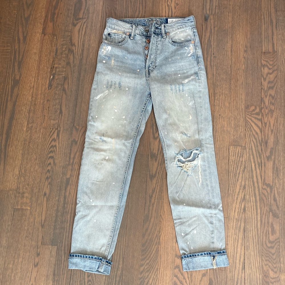 Gap jeans cheeky straight distressed
